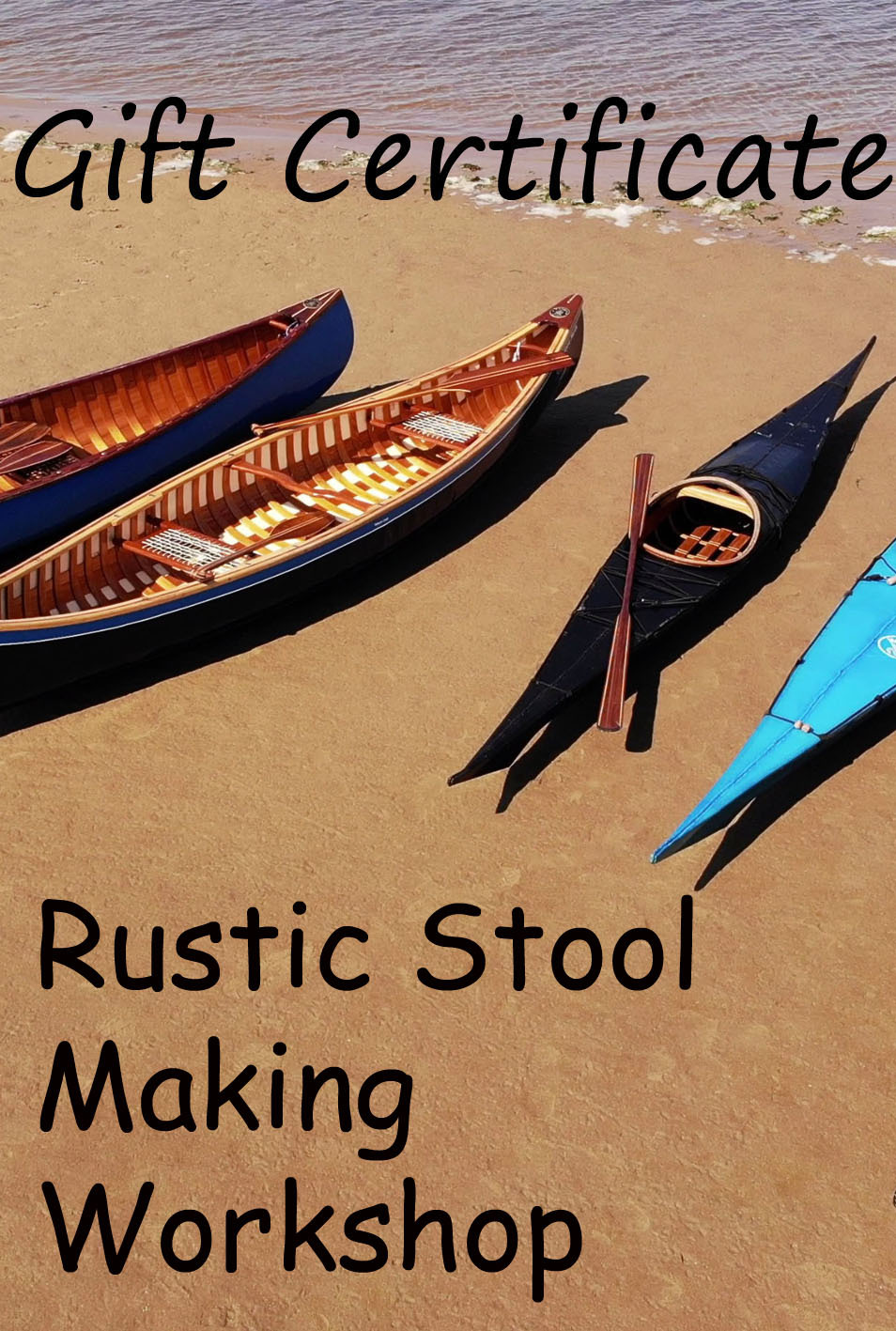 Gift Certificate - Rustic stool making workshop